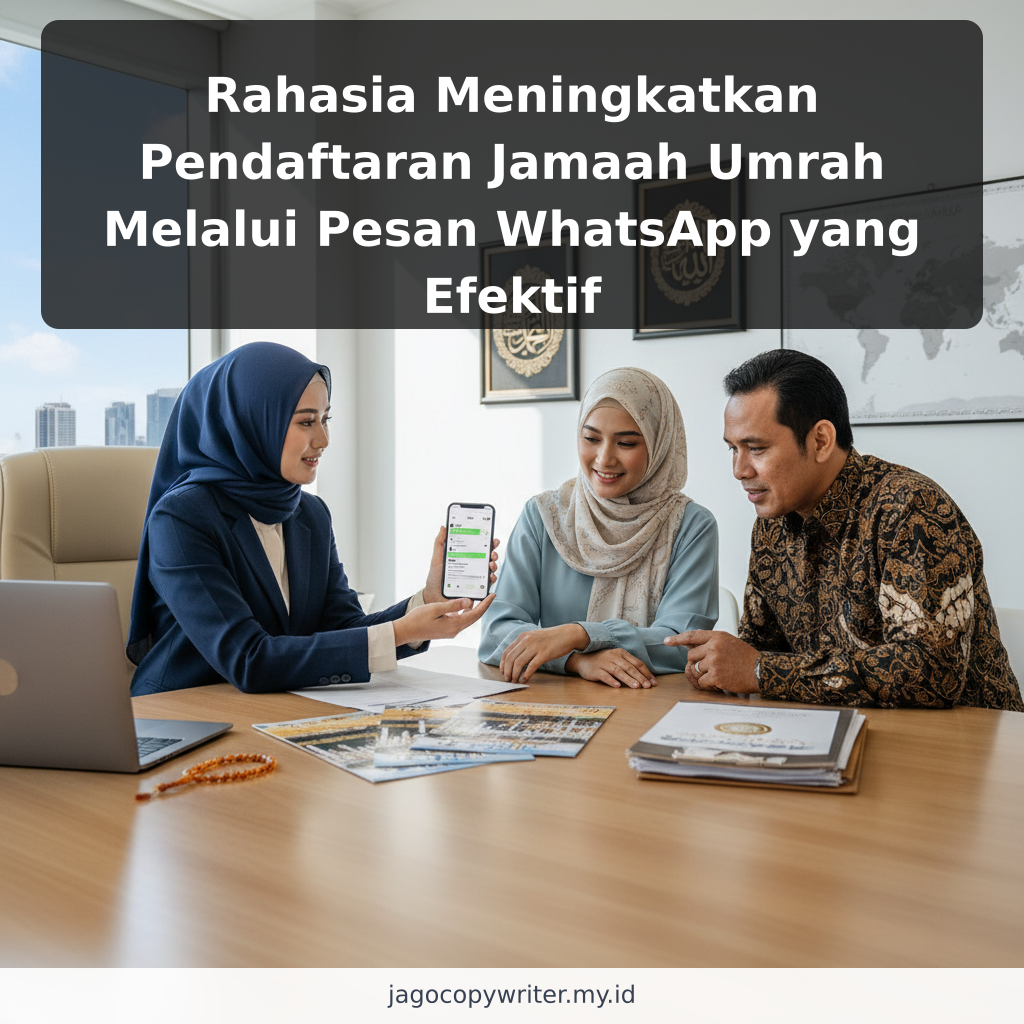 Rahasia Meningkatkan Pendaftaran Jamaah Umrah Melalui Pesan WhatsApp yang Efektif
