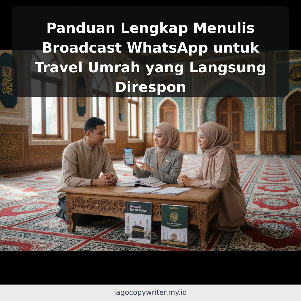 Panduan Lengkap Menulis Broadcast WhatsApp untuk Travel Umrah yang Langsung Direspon