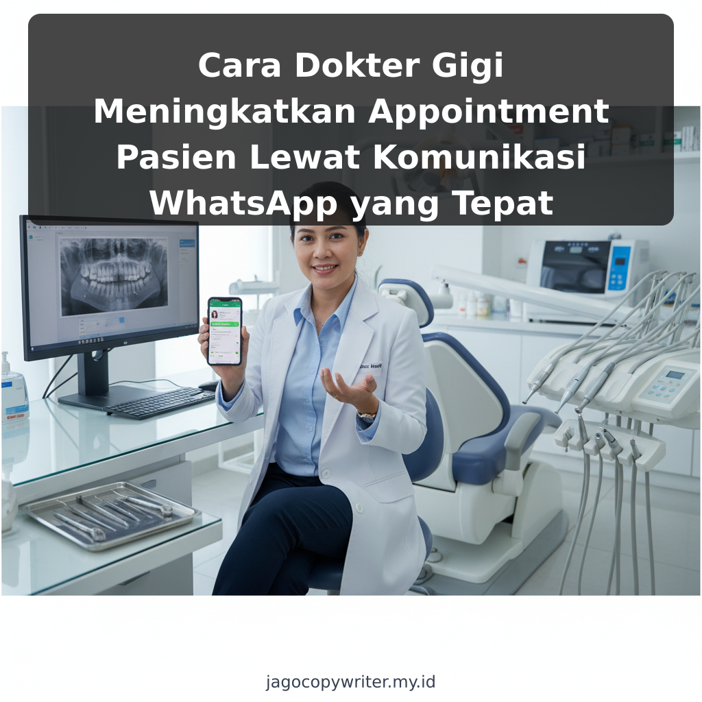 Cara Dokter Gigi Meningkatkan Appointment Pasien Lewat Komunikasi WhatsApp yang Tepat
