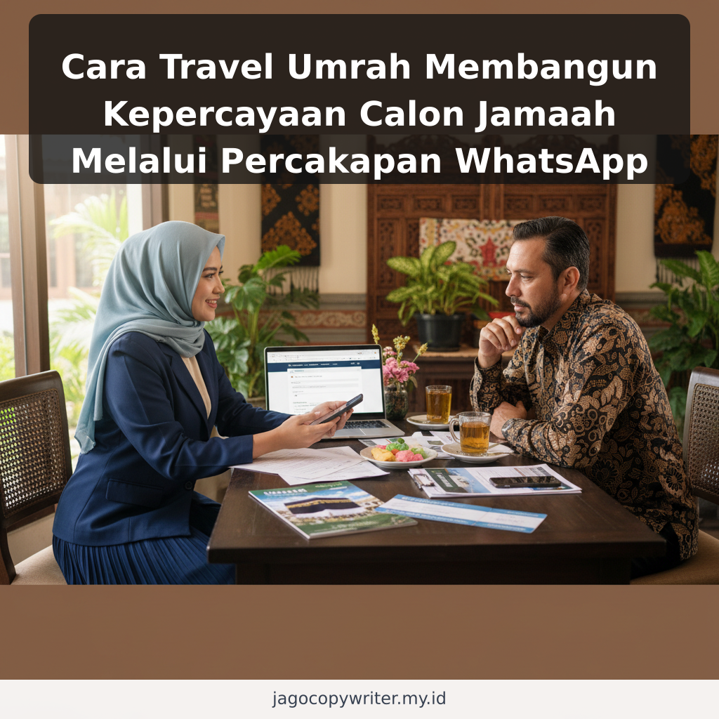 Cara Travel Umrah Membangun Kepercayaan Calon Jamaah Melalui Percakapan WhatsApp
